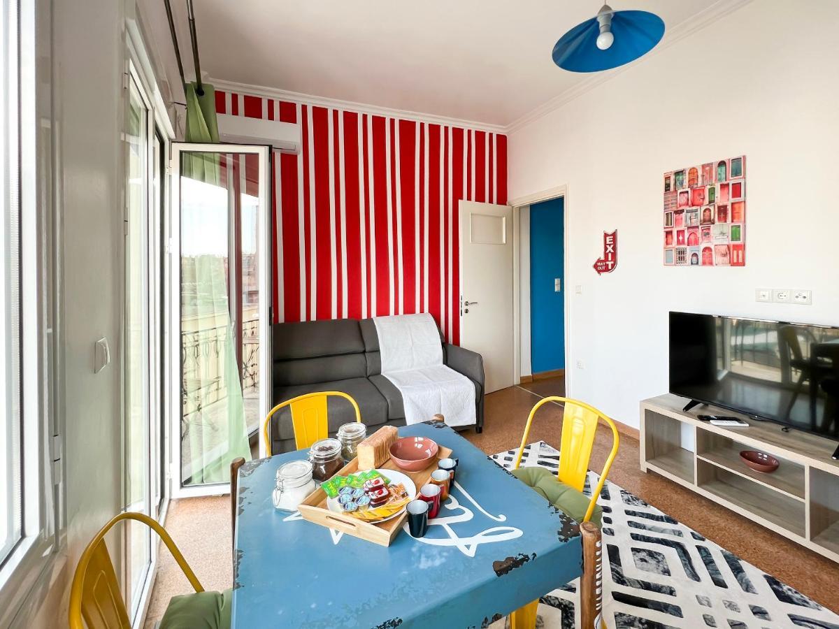 Soho Artsy 55Sqm Apt With Acropolis View Atenas Exterior foto